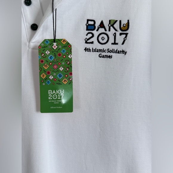 4th ISG | Baku 2017 | White Polo Shirt - Picture 1 of 6